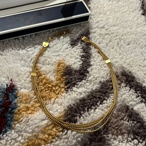 Gold keep collective necklace